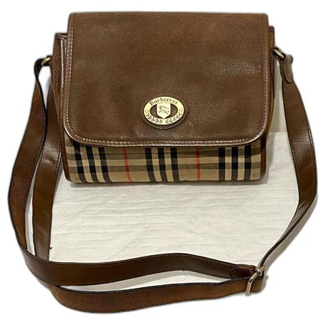 burberry side bag vintage|authentic Burberry crossbody bag.